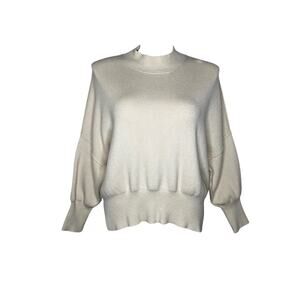 ALTAR’D STATE Mock Neck Oversized Sweater Tan Size Medium